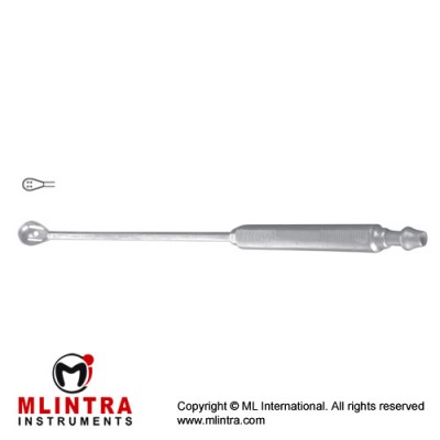Rheinstaedter Uterine Flushing Curette Sharp Stainless Steel, Cup Size 11.0 mm Rheinstaedter Uterine Flushing Curette Sharp Stainless Steel, Cup Size 11.0 mm